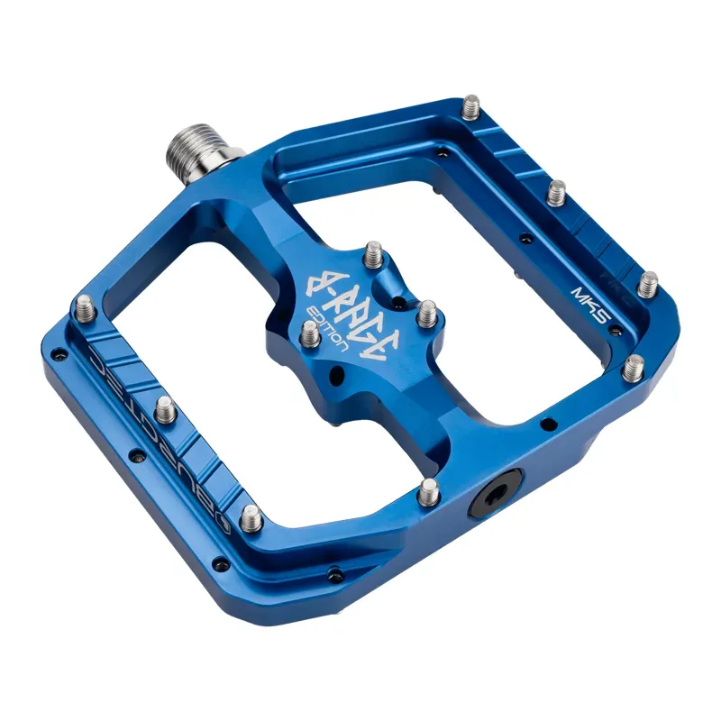 Burgtec Penthouse Flat MK5 B-Rage Edition Pedals In Deep Blue