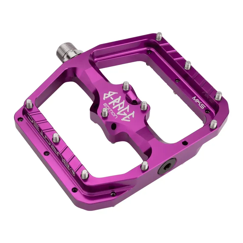 Burgtec Penthouse Flat MK5 B-Rage Edition Pedals In Purple Rain