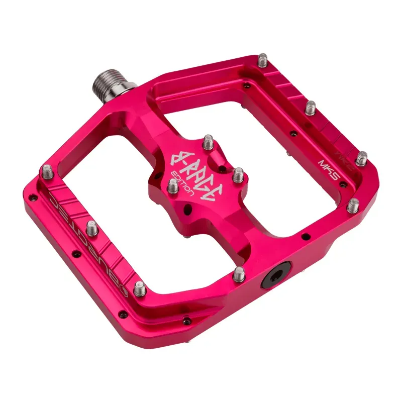 Burgtec Penthouse Flat MK5 B-Rage Edition Pedals In Toxic Barbie Pink