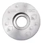Burgtec Top Cap 1 1/8 in Rhodium Silver
