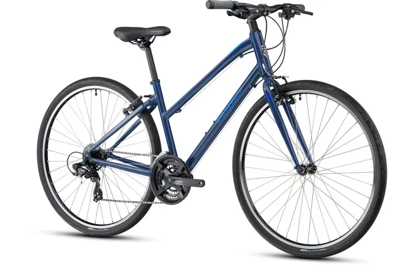 Ridgeback Motion Open Frame Hybrid Bike in Blue-1