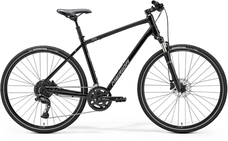 Merida Crossway 300 Hybrid Bike In Black