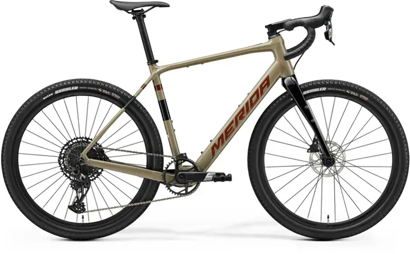 Merida eSilex+ 600 E-Gravel Bike In Green/Bronze