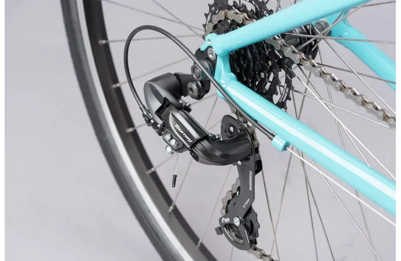 Ridgeback Comet Open Frame Hybrid Bike in Green-11