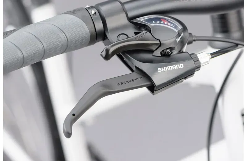 Ridgeback Motion Open Frame Ladies Hybrid Bike In White-2