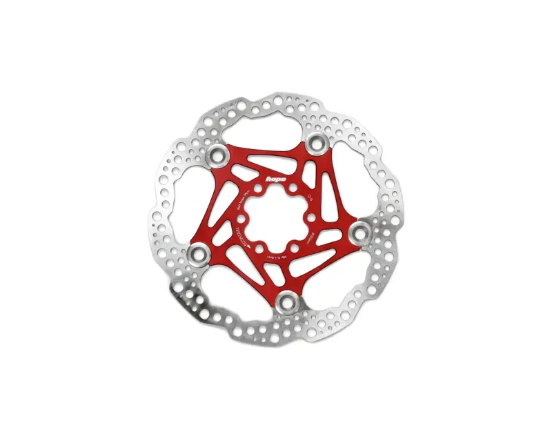 Hope Floating Disc Brake 160mm 6-Bolt Rotor in Red