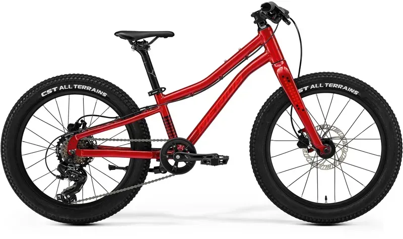 Merida Matts J.20+ Kids Bike In Dark Red/Red/Black