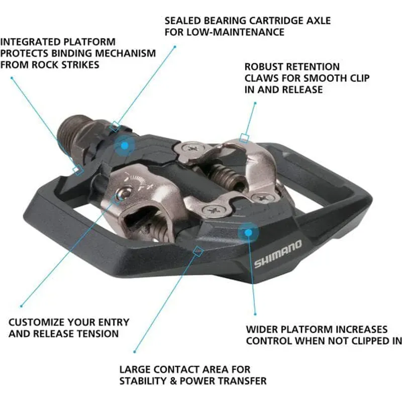 Shimano PD-ME700 SPD Pedals 9/16 inch-1