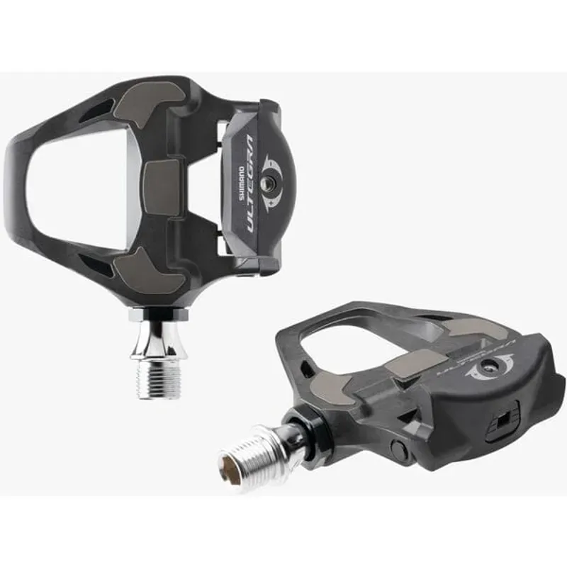 Shimano R8000 Ultegra SPD-SL Road pedals 4mm longer axle carbon black-2