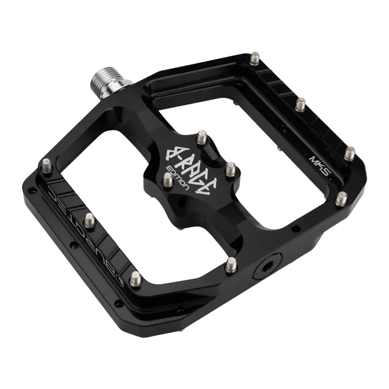 Penthouse Flat MK5 B-Rage Edition Pedals - Burgtec Black-1
