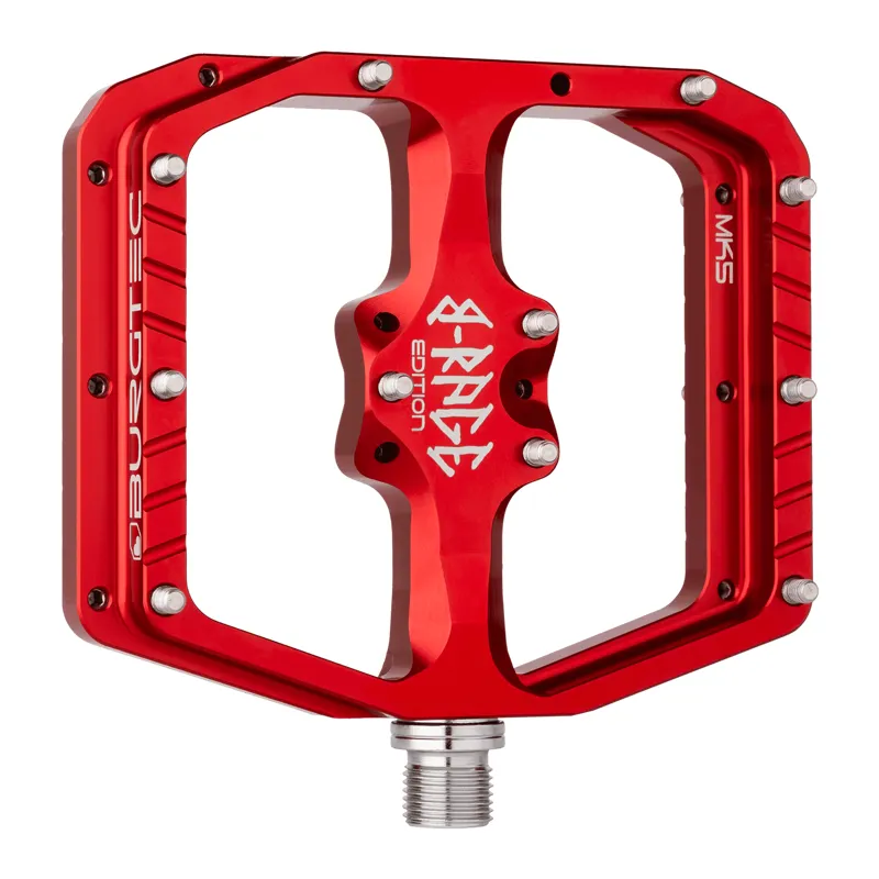 Penthouse Flat MK5 B-Rage Edition Pedals - Race Red