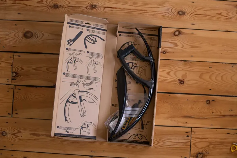 Crud Roadracer MK3 Road Mudguard Set BLACK-2