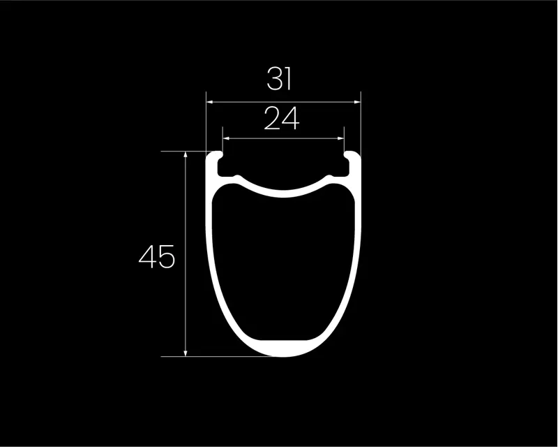 Drive G45 Carbon Spoke Carbon Gravel Wheels-7