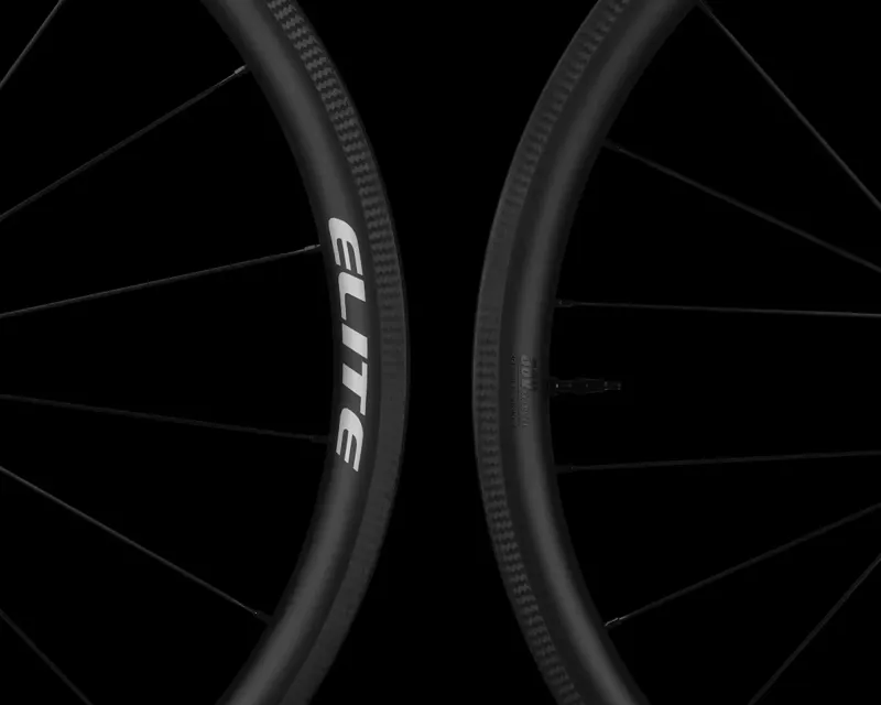 Elite Wheels Marvel II 38V Rim Brake Carbon Wheelset-10