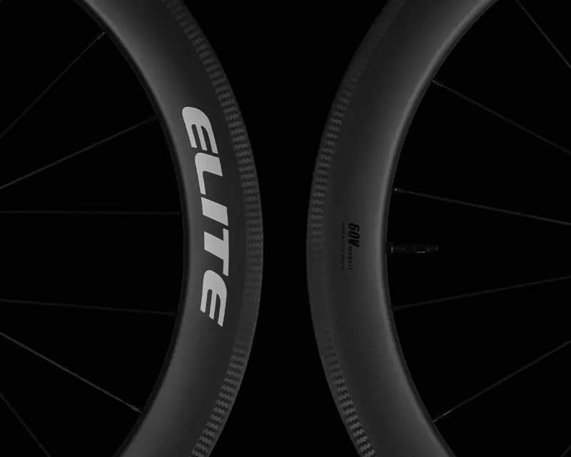 Elite Wheels Marvel II 60V Rim Brake Carbon Wheelset-6