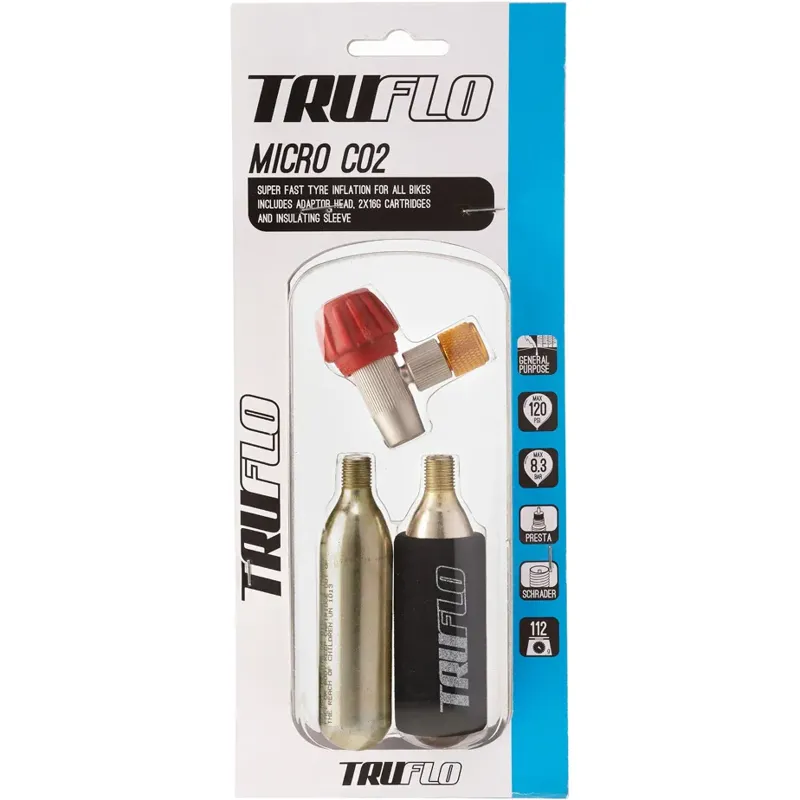 Micro CO2 Pump - Including 2 x 16 g Cartridges 3 Pack