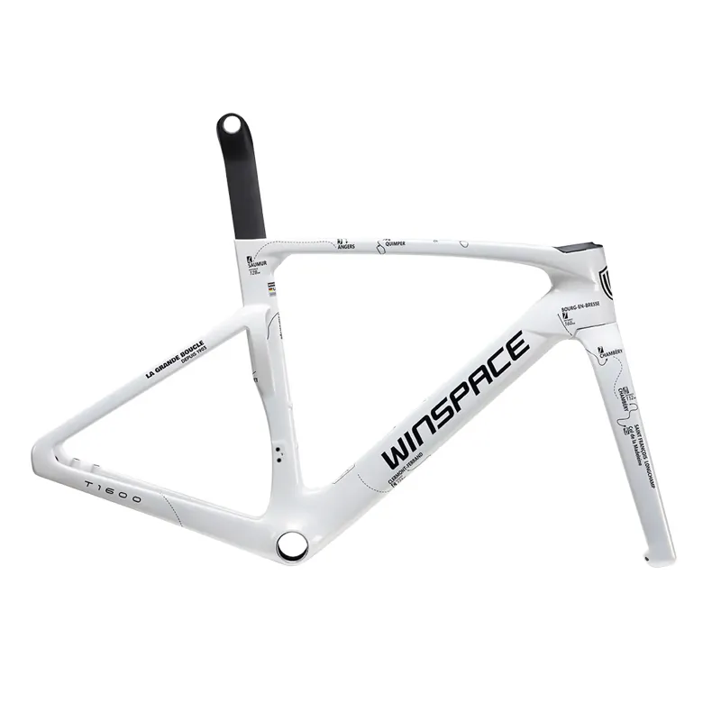 Winspace T1600 White Carbon Frameset