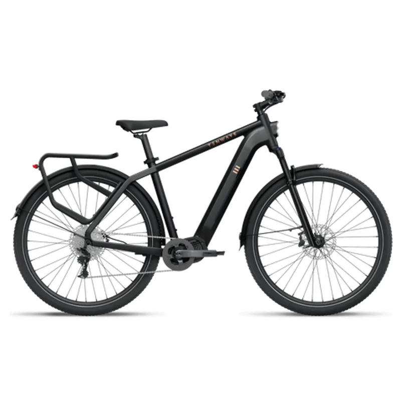 Tenways AGO X Midnight Black Urban Cross-Country Hybrid E-Bike-1