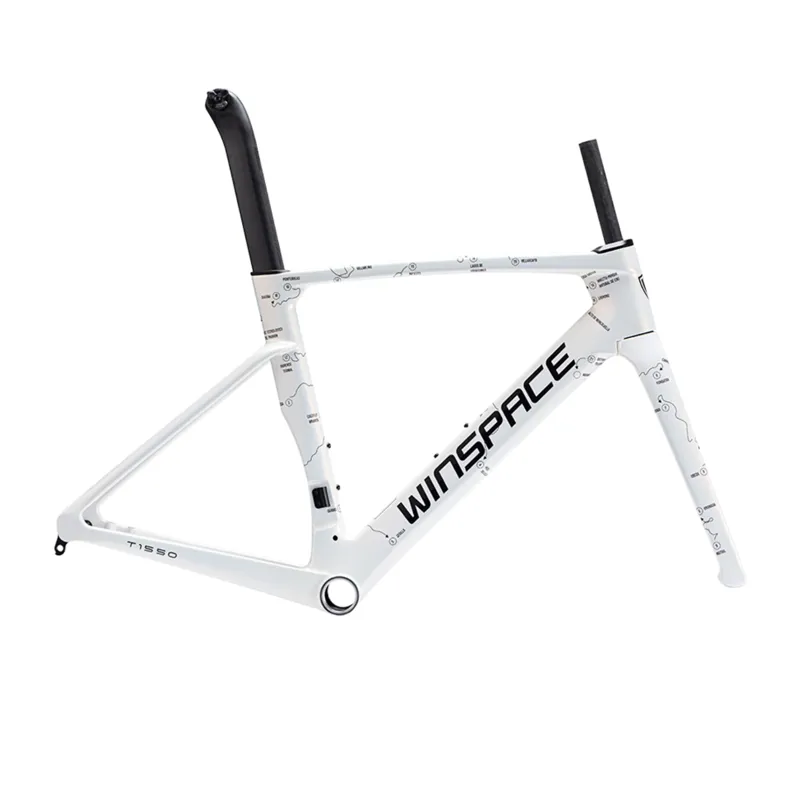 Winspace T1550 2ND GEN Black white Frameset