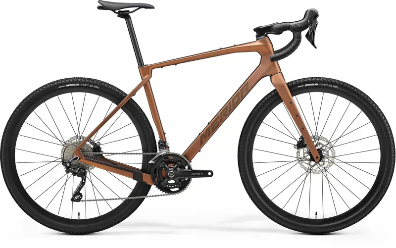 Merida Silex 4000 Gravel Bike In Matt Bronze/Gold/Black