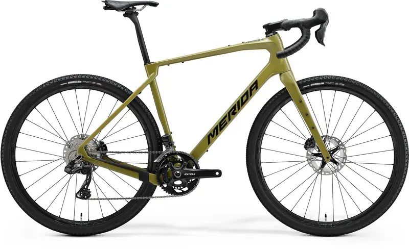 Merida Silex 8000 Gravel Bike In Green/Gold/Black