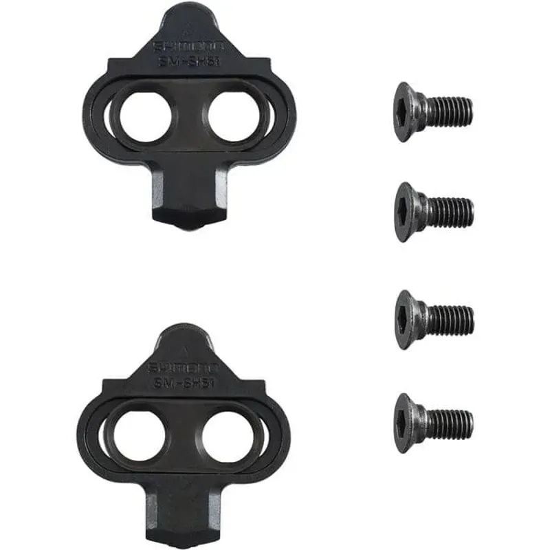 SH51 MTB SPD cleats single release Black Pair